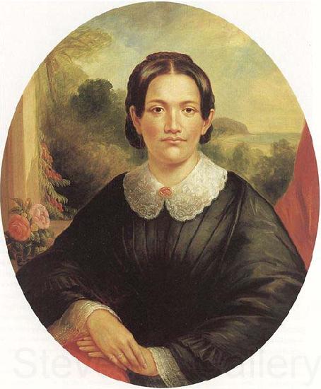 John Mix Stanley Portrait of Mrs. Benjamin Pitman
